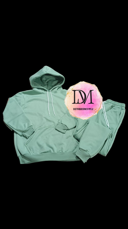 CONJUNTO UNISEX VERDE MANZANA CON RIP